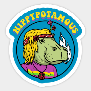 Hippy Potamous Sticker